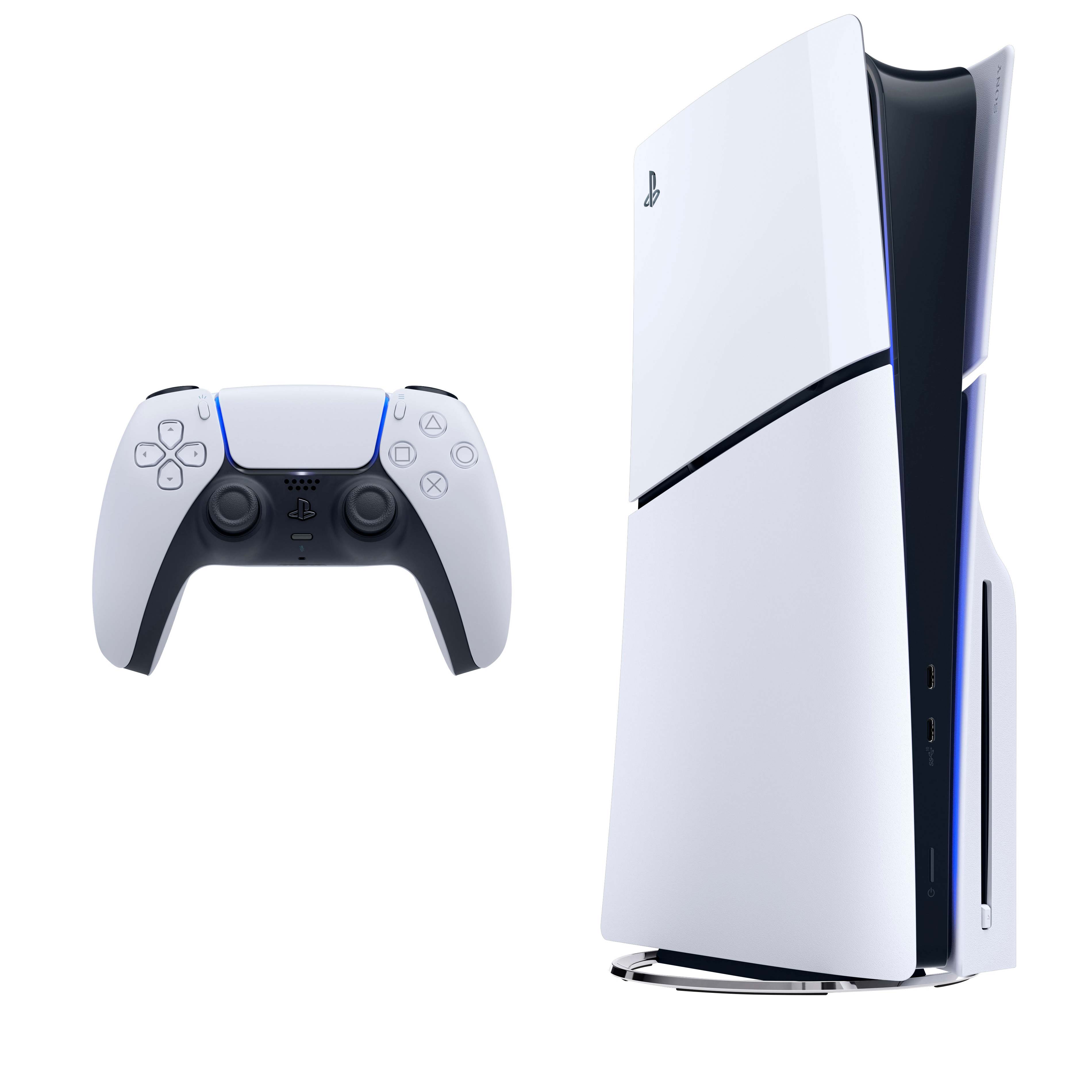 Image of PlayStation 5 Slim Console - Digital Edition, White