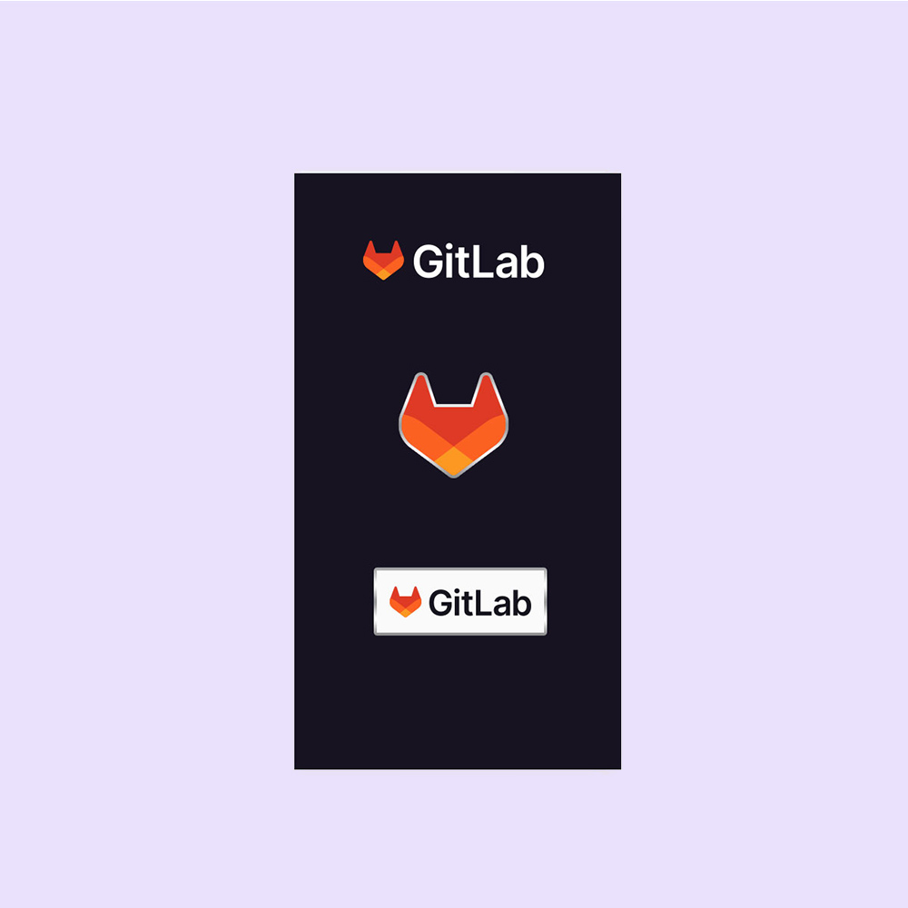 GitLab Lapel Pin 2 pack