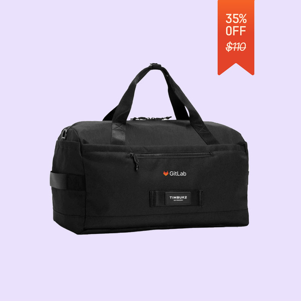 Image of GitLab Timbuk2 Player Duffle Bag, GitLab Black