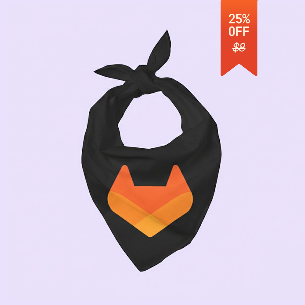 Image of GitLab Dog Bandana, GitLab Purple