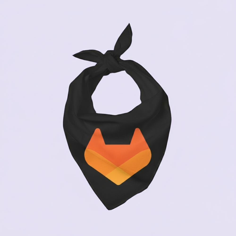 Image of GitLab Dog Bandana, Black