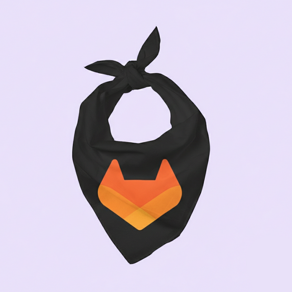 Image of GitLab Dog Bandana, GitLab Purple