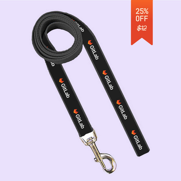 Image of GitLab Dog Leash, GitLab Black