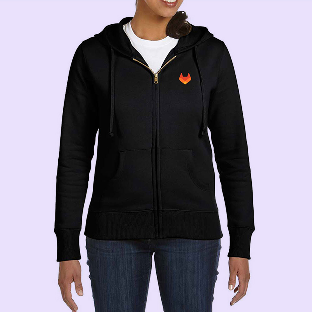 GitLab Econscious Organic & Recycled Full-Zip Hoodie - Fitted