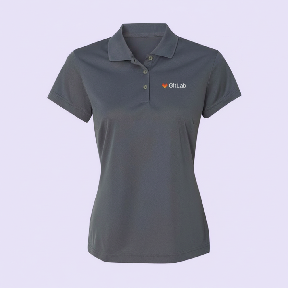 Image of GitLab Polo - Fitted, Gray / S