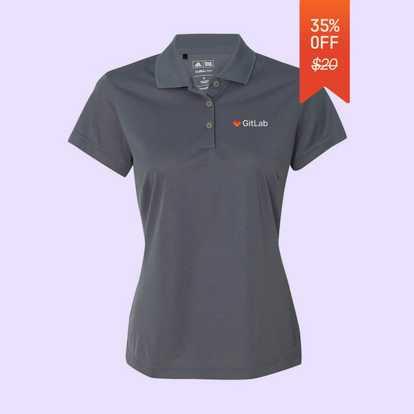 Image of GitLab Polo - Fitted, Gray / S
