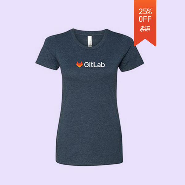Image of GitLab Tanuki DevOps Loop Shirt - Fitted, Navy / S