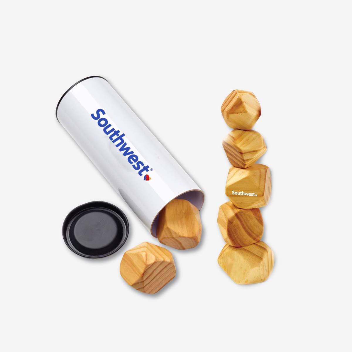 Image of Wooden Stacking Zen Stones, Zendesk Standard