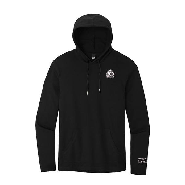 Image of Featherweight French Terry Hoodie, Crisis Text L Size S