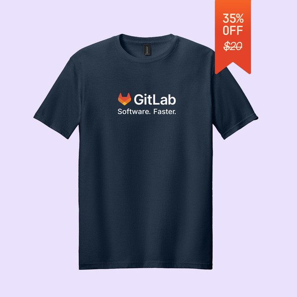 Image of GitLab Softstyle Crewneck Tee, Size S