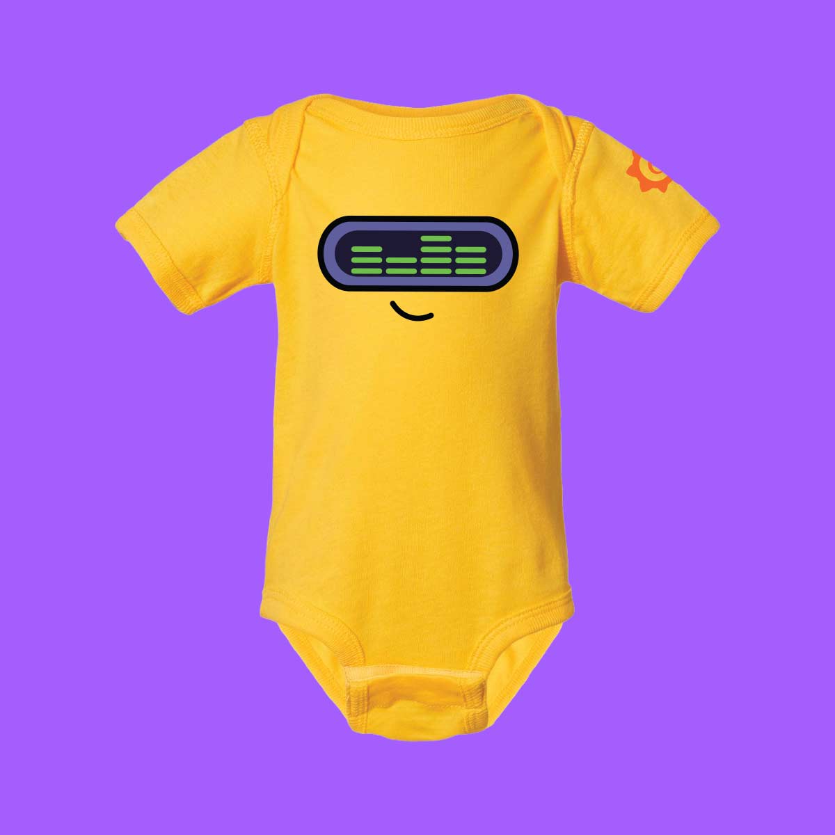 Image of Yellow Jersey Onesie, Size Newborn