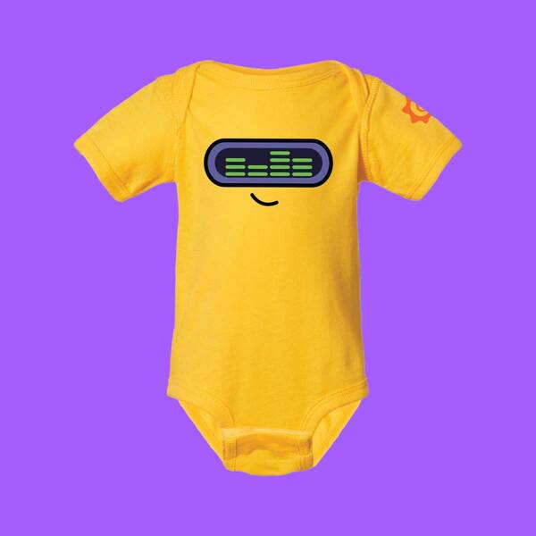 Image of Yellow Jersey Onesie, Size Newborn
