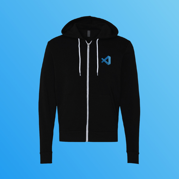 Image of VS Code Zip Hoodie, Microsoft Size XS