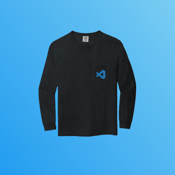 Image of VS Code Long Sleeve with Pocket, Microsoft Size S