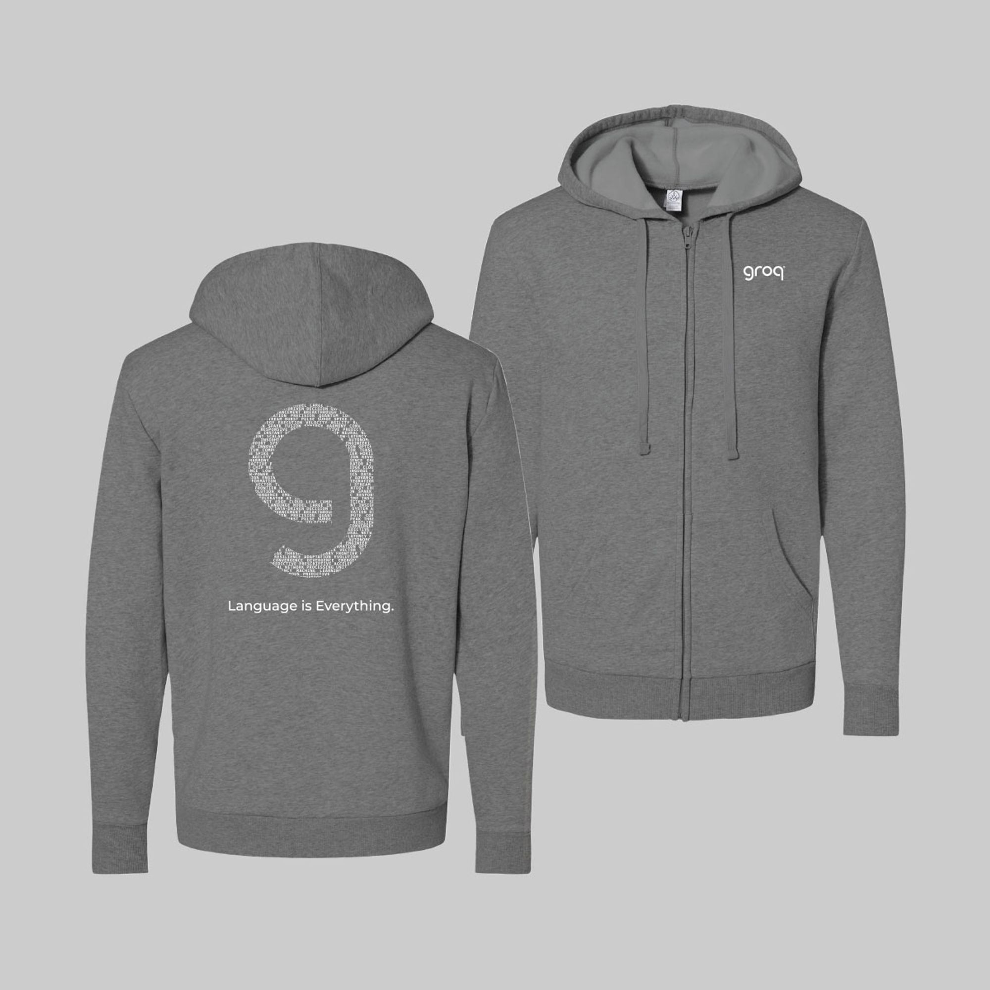 Image of Language is Everything Zip Hoodie, Standard