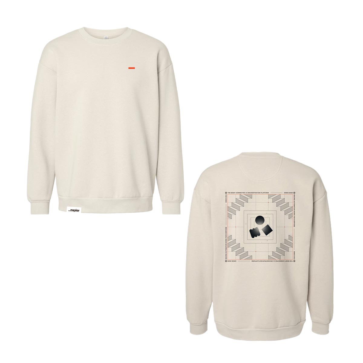 Image of System Architect Crewneck, Zapier Size XS