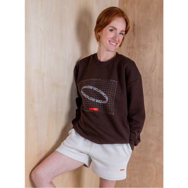 Image of Always-On Crewneck - Earth, Size XS