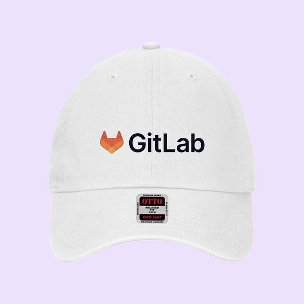 Image of GitLab Adult Cotton Hat, White