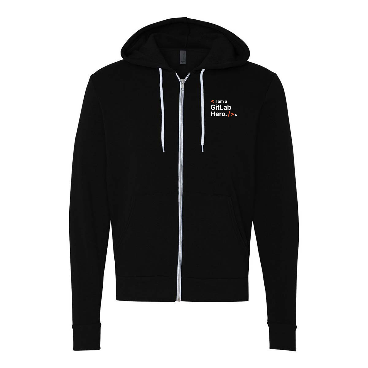 Image of GL Full-Zip Hoodie (Hero Branding) , Black / S