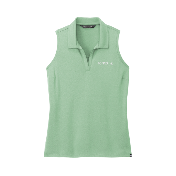 Image of The Flow Polo, Beryl Green Heather / 2XL