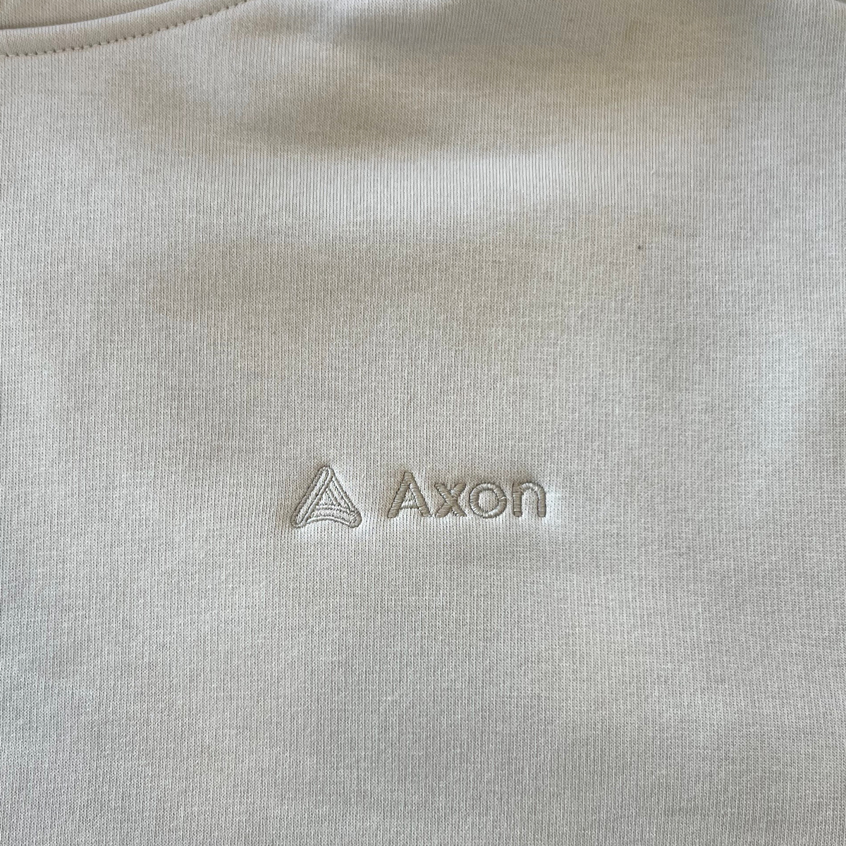 Image of Cropped Fleece Hoodie, Bone / 2XL