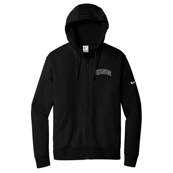 Image of Club Fleece Sleeve Swoosh Full-Zip Hoodie - Special Invitation Only, Phenom Black / 3XL