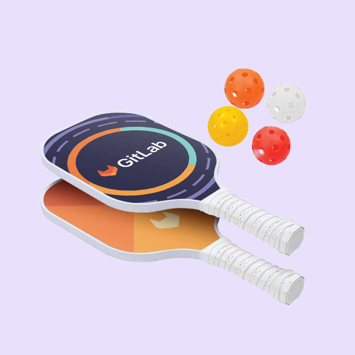 Image of GitLab Pickleball Set , GitLab Standard