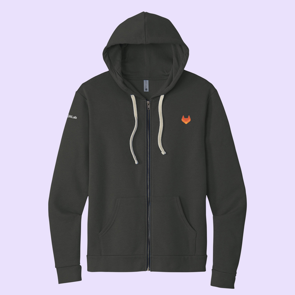 Image of GitLab Full-Zip Hoodie, Heavy Metal / XS