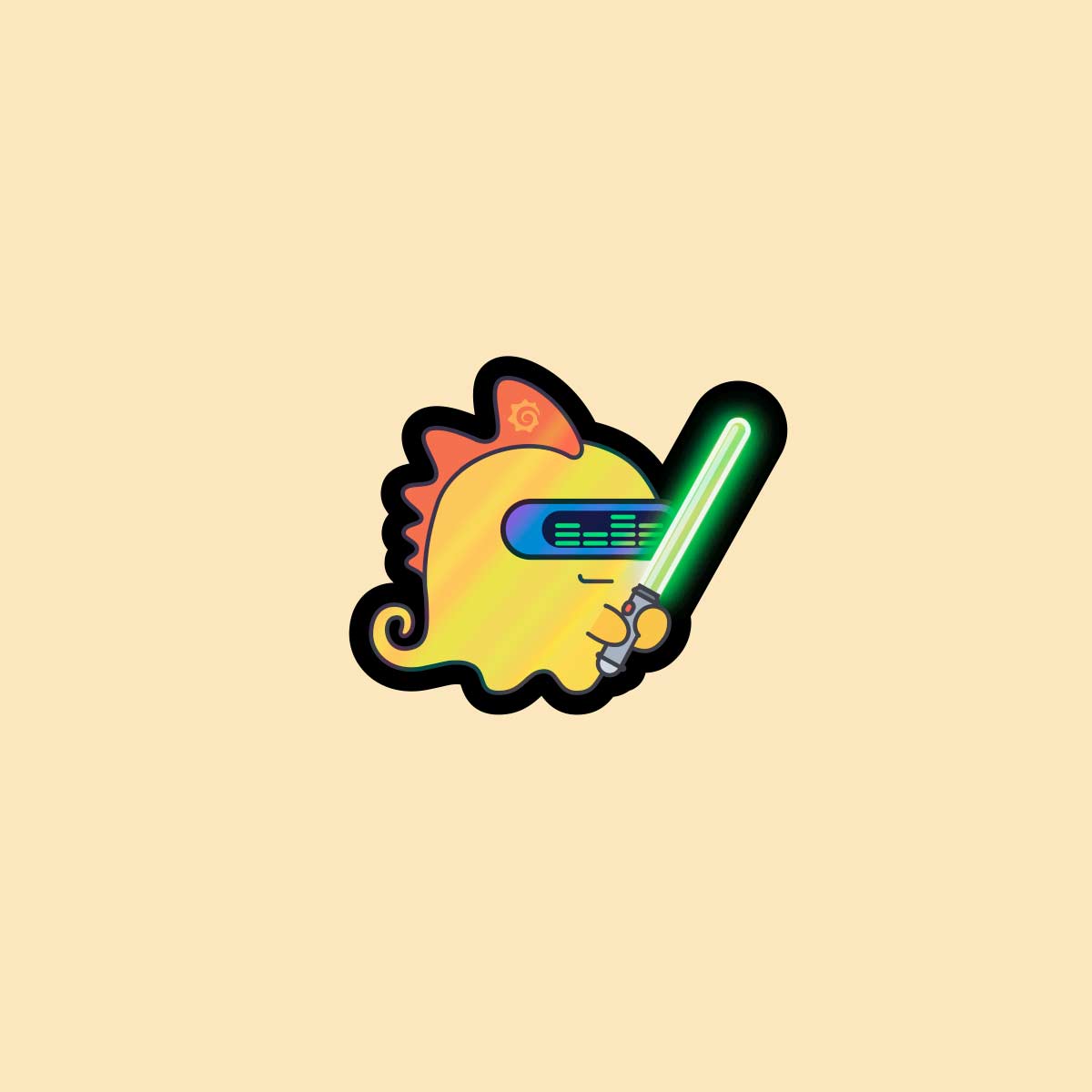 Image of Die-Cut Sticker (25 Pack), Logo Grafana   Pack Of 25