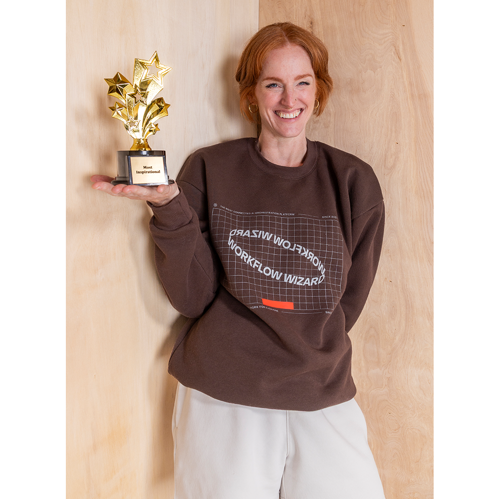 Image of Always-On Crewneck - Earth, Size XS