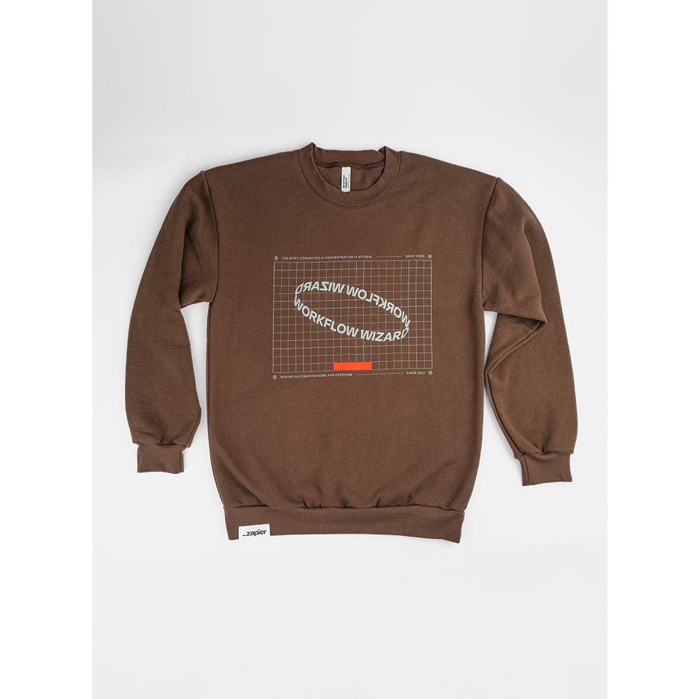 Image of Always-On Crewneck - Earth, Size XS