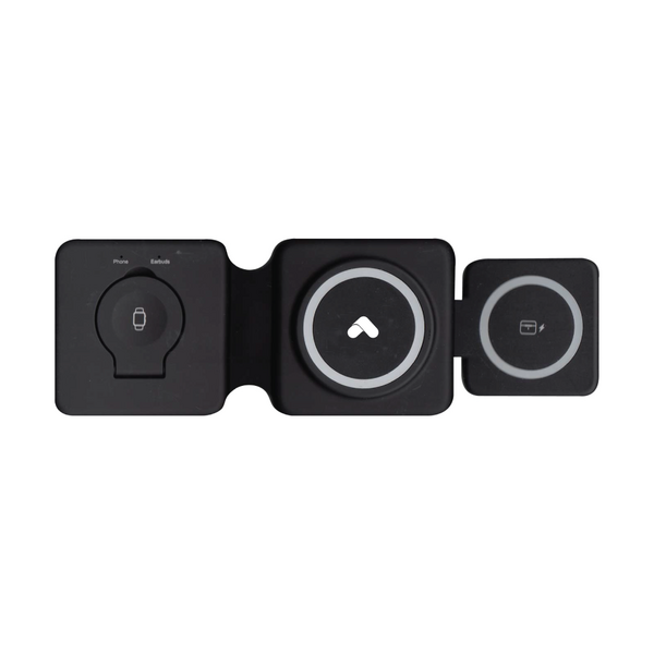 Image of Bi-Fold MagSafe Travel Charging Station, Axonius Black