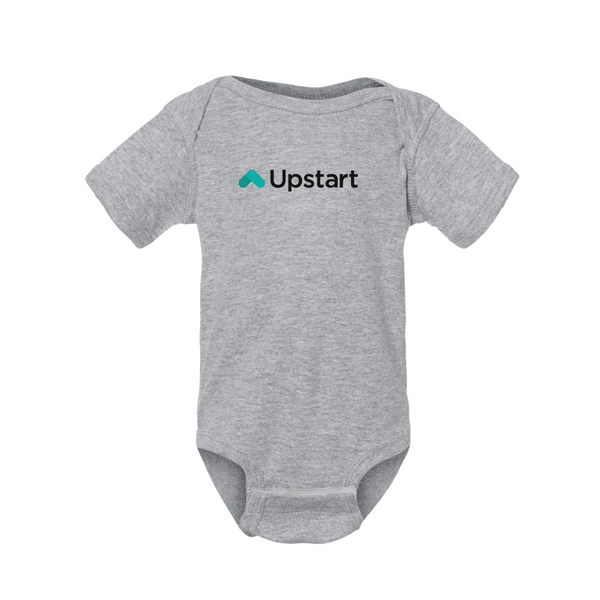 Image of Gray Cotton Baby Onesie, Gray / 12 Months
