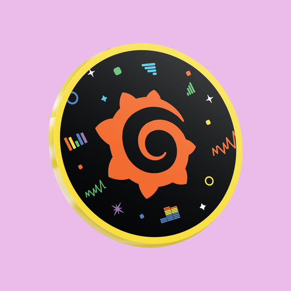 Image of Mascot Acrylic Coaster, Grafana Standard