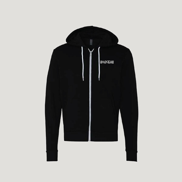 Image of Quantum Full-Zip Hoodie, Quantum Syste Black / S