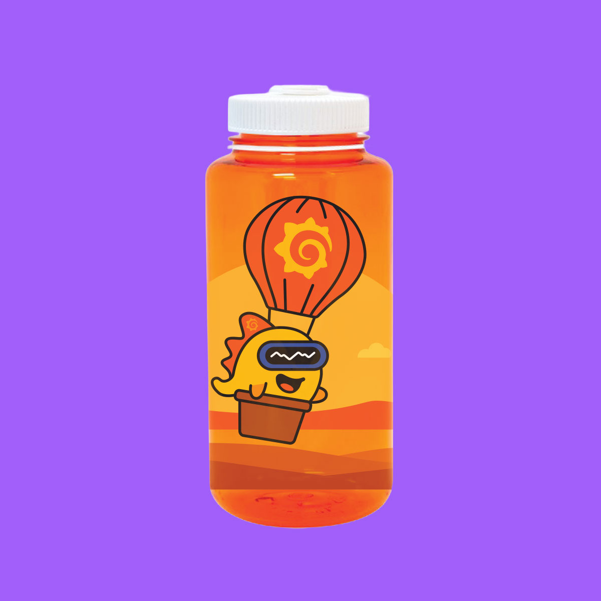 Image of Nalgene Wide Mouth Water Bottle, Grafana Orange