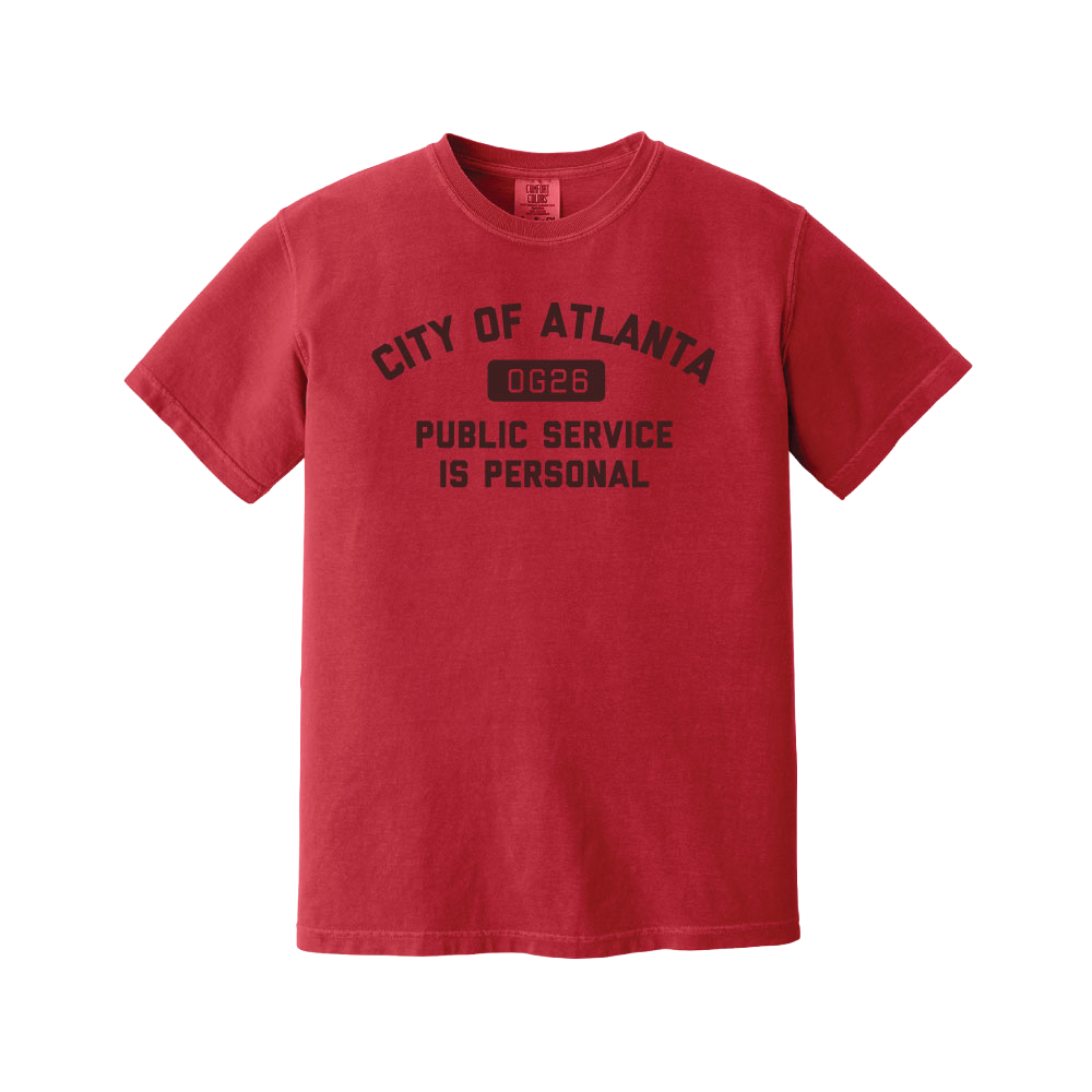 Image of Hometown Proud Tee - Atlanta, Red / S