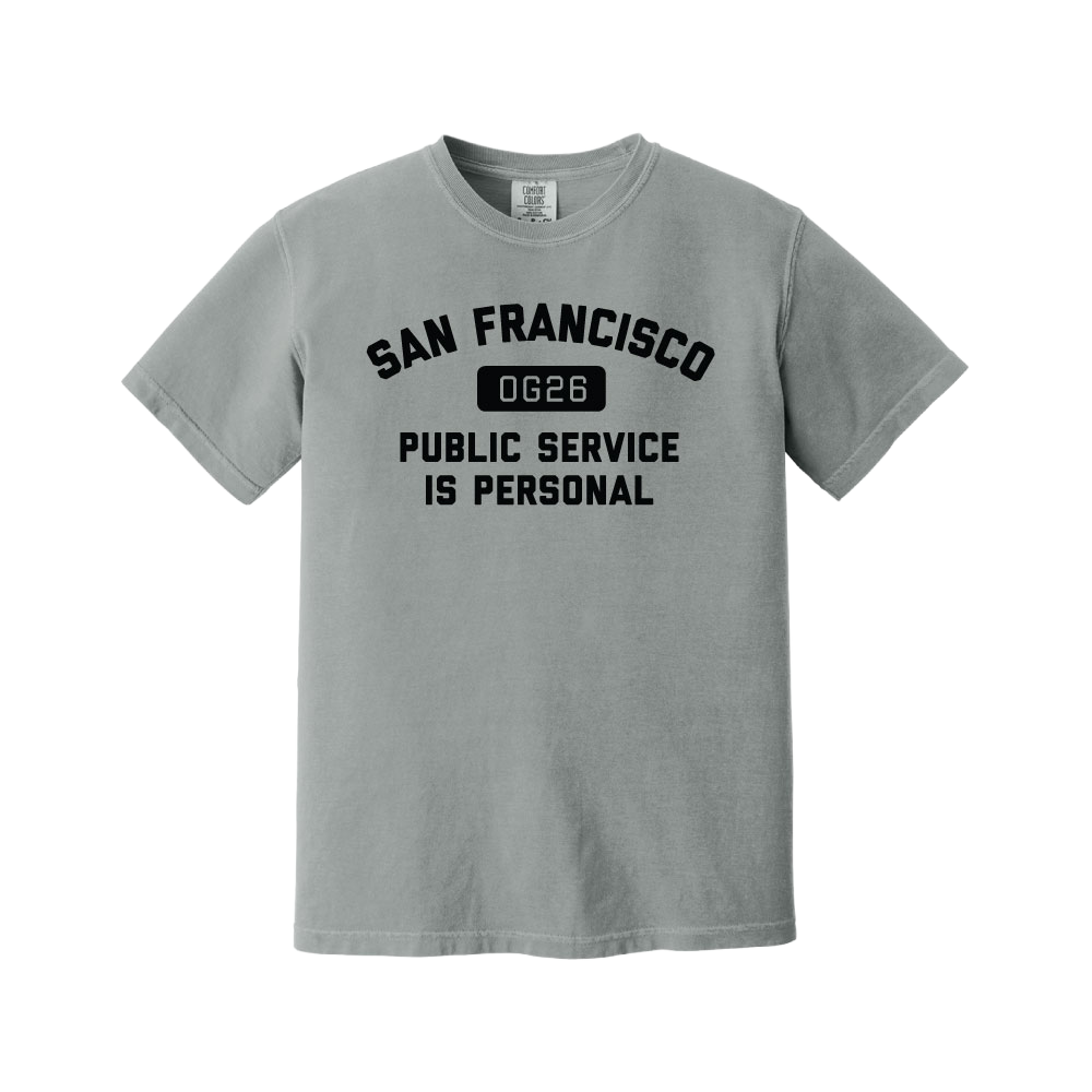 Image of Hometown Proud Tee - SF HQ, Pepper / S