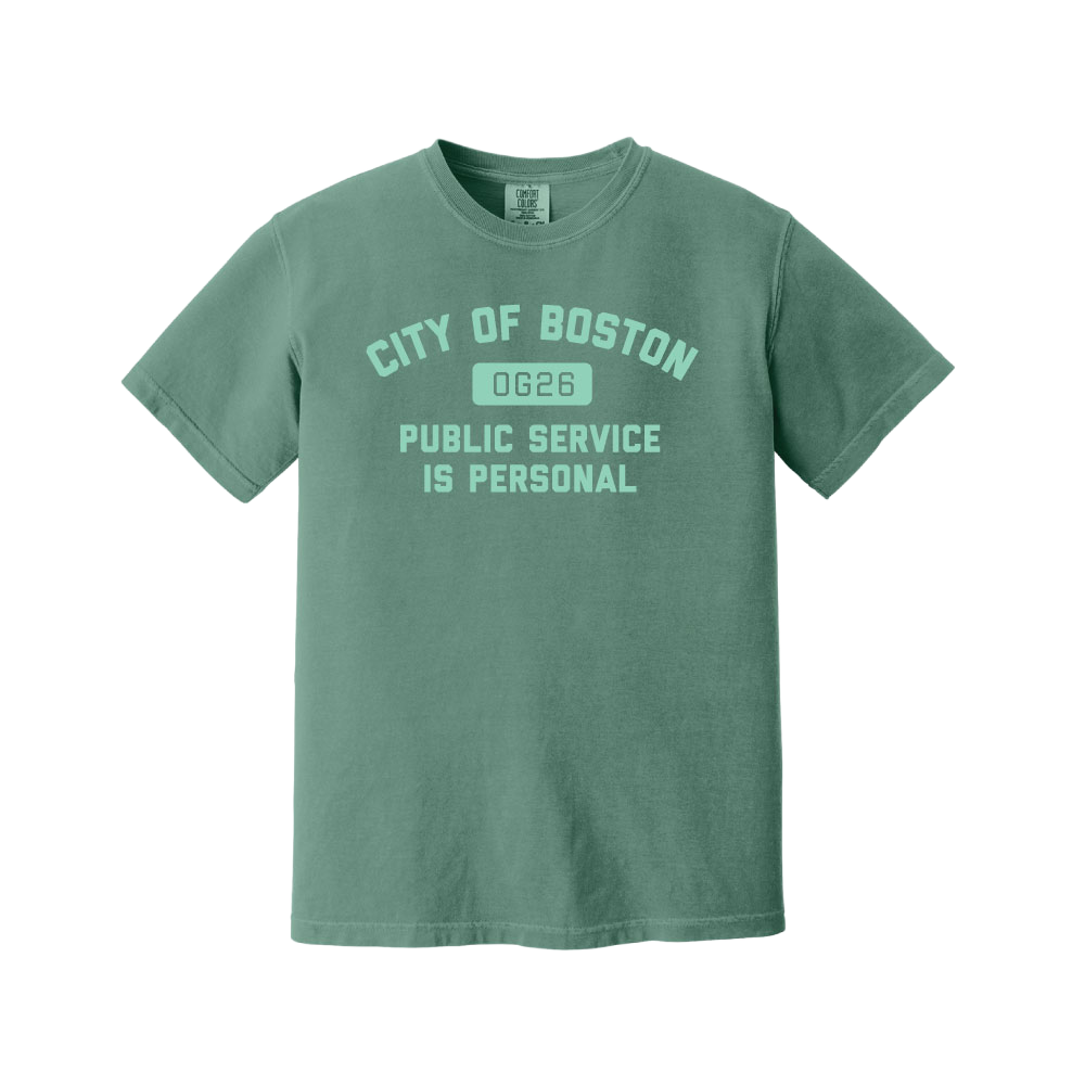 Image of Hometown Proud Tee - Boston, Light Green / S