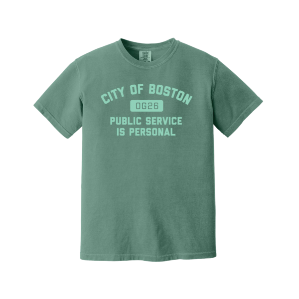 Image of Hometown Proud Tee - Boston, Light Green / S