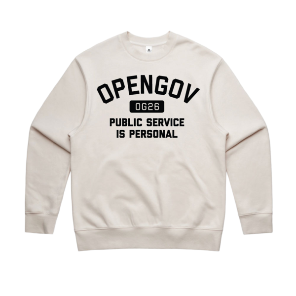 Image of It's Personal Crew, Bone / S