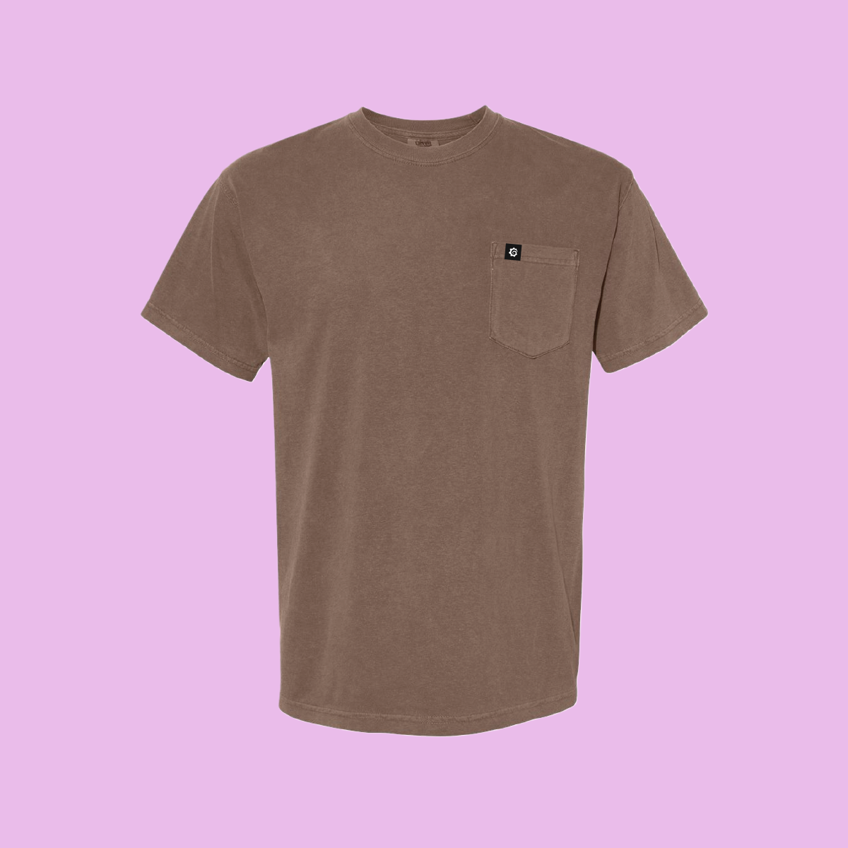 Image of Heavyweight Pocket Tee, Espresso / M