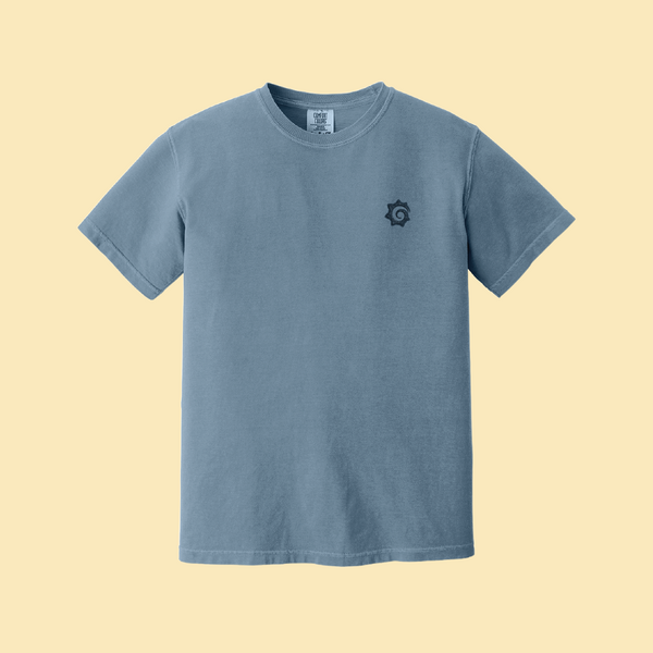 Image of Garment Dyed Heavyweight T-shirt, Blue Jean / S