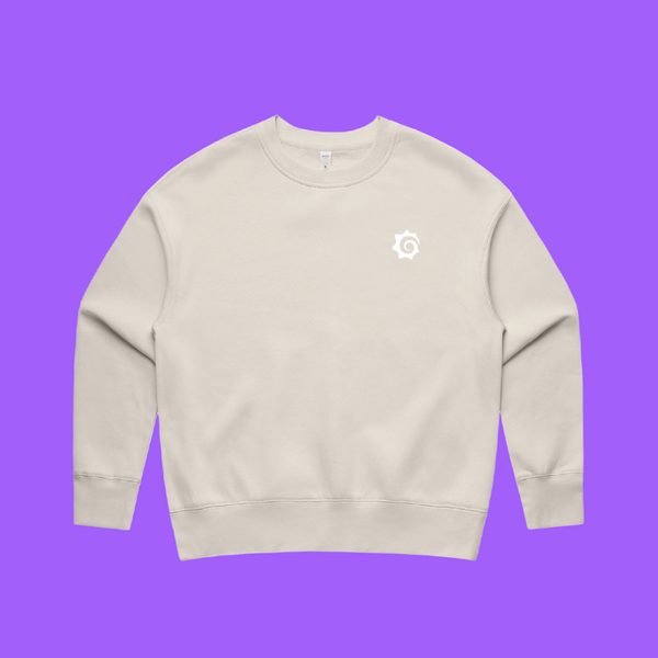 Image of Riley Relaxed Fit Crewneck (Women's)  , Bone / XS