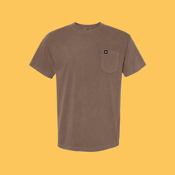 Image of Heavyweight Pocket Tee, Espresso / S
