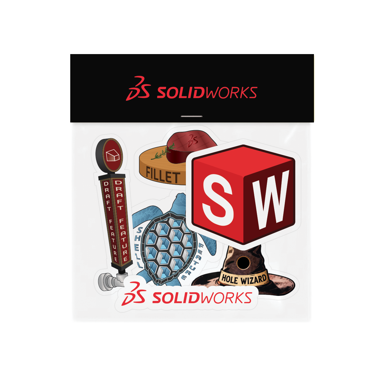 Image of SOLIDWORKS Sticker Pack, Standard