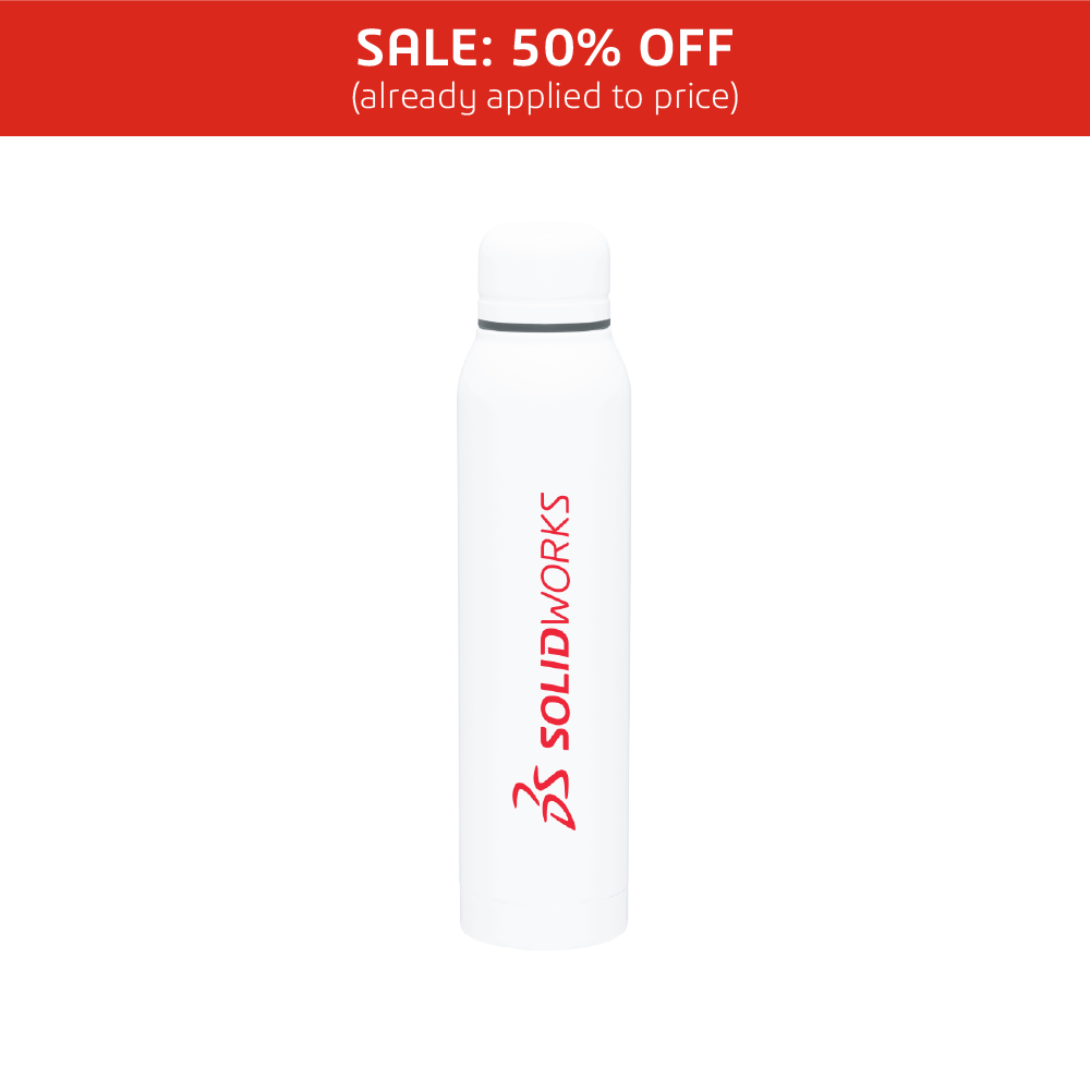 Image of Insulated Bottle - White, White
