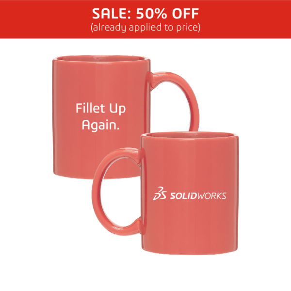 Image of Classic Red Mug – “Fillet Up Again”, Red