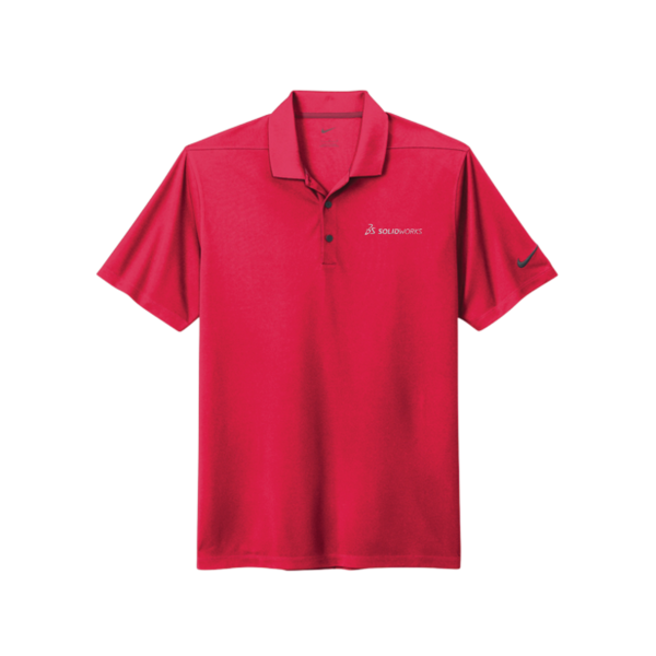 Image of Nike Dri-Fit Micro Pique 2.0 Polo – Classic Red, University Red / S