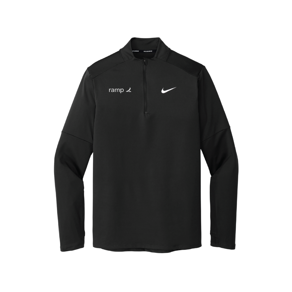 Image of The Close Quarter-Zip, Black / S